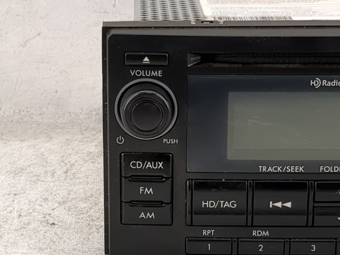 2015 Subaru Forester Radio AM FM Cd Player Receiver Replacement P/N:86201SG620 PF-3491 Fits OEM Used Auto Parts - Oemusedaut