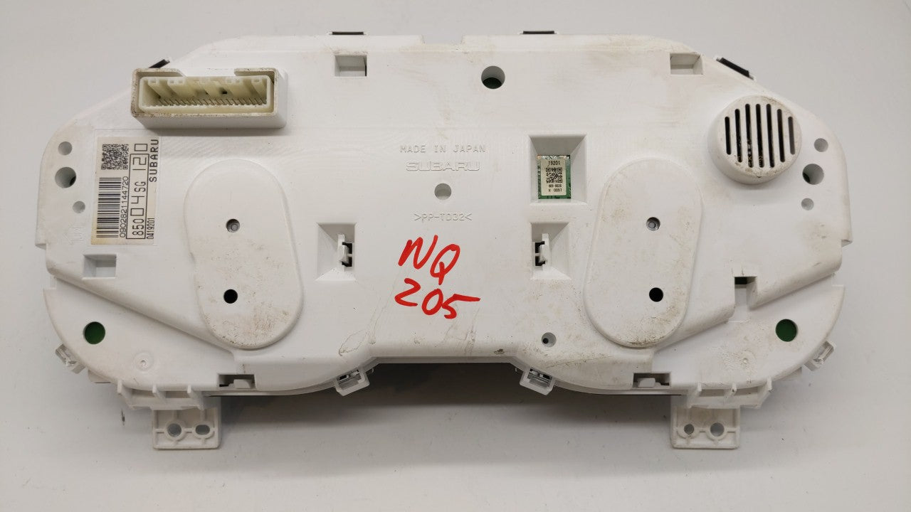 2015 Subaru Forester Instrument Cluster Speedometer Gauges P/N:8504SG120 Fits OEM Used Auto Parts - Oemusedautoparts1.com