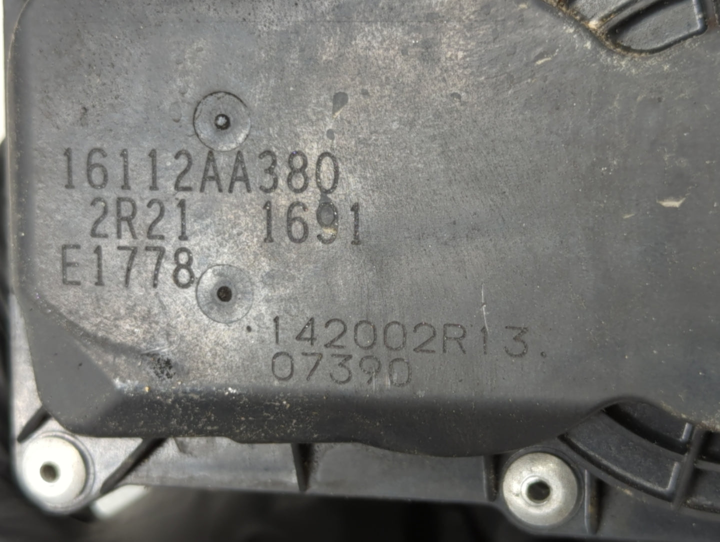 2011-2017 Subaru Forester Throttle Body P/N:16112AA380 Fits Fits 2011 2012 2013 2014 2015 2016 2017 OEM Used Auto Parts - Oe