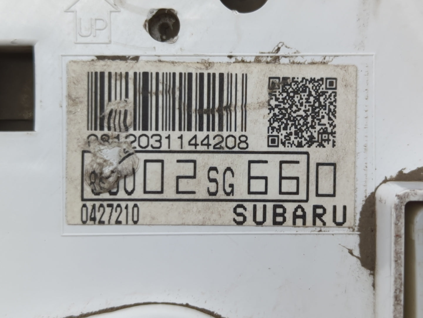 2015 Subaru Forester Instrument Cluster Speedometer Gauges P/N:85002SG660 Fits OEM Used Auto Parts - Oemusedautoparts1.com