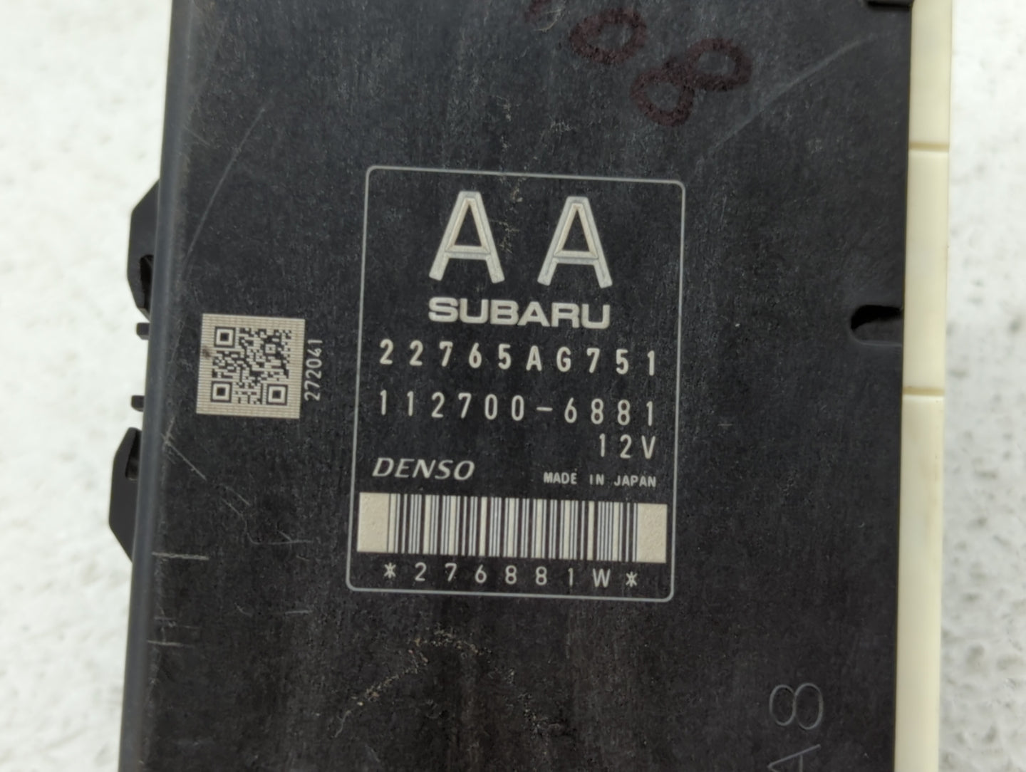 2015-2016 Subaru Forester PCM Engine Control Computer ECU ECM PCU OEM P/N:22765AG753 22765AG750, 22765AG751 Fits Fits 2015 2