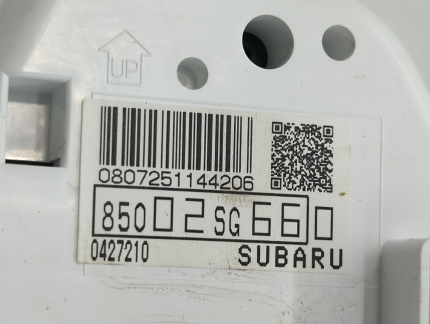 2015 Subaru Forester Instrument Cluster Speedometer Gauges P/N:85002SG660 Fits OEM Used Auto Parts - Oemusedautoparts1.com