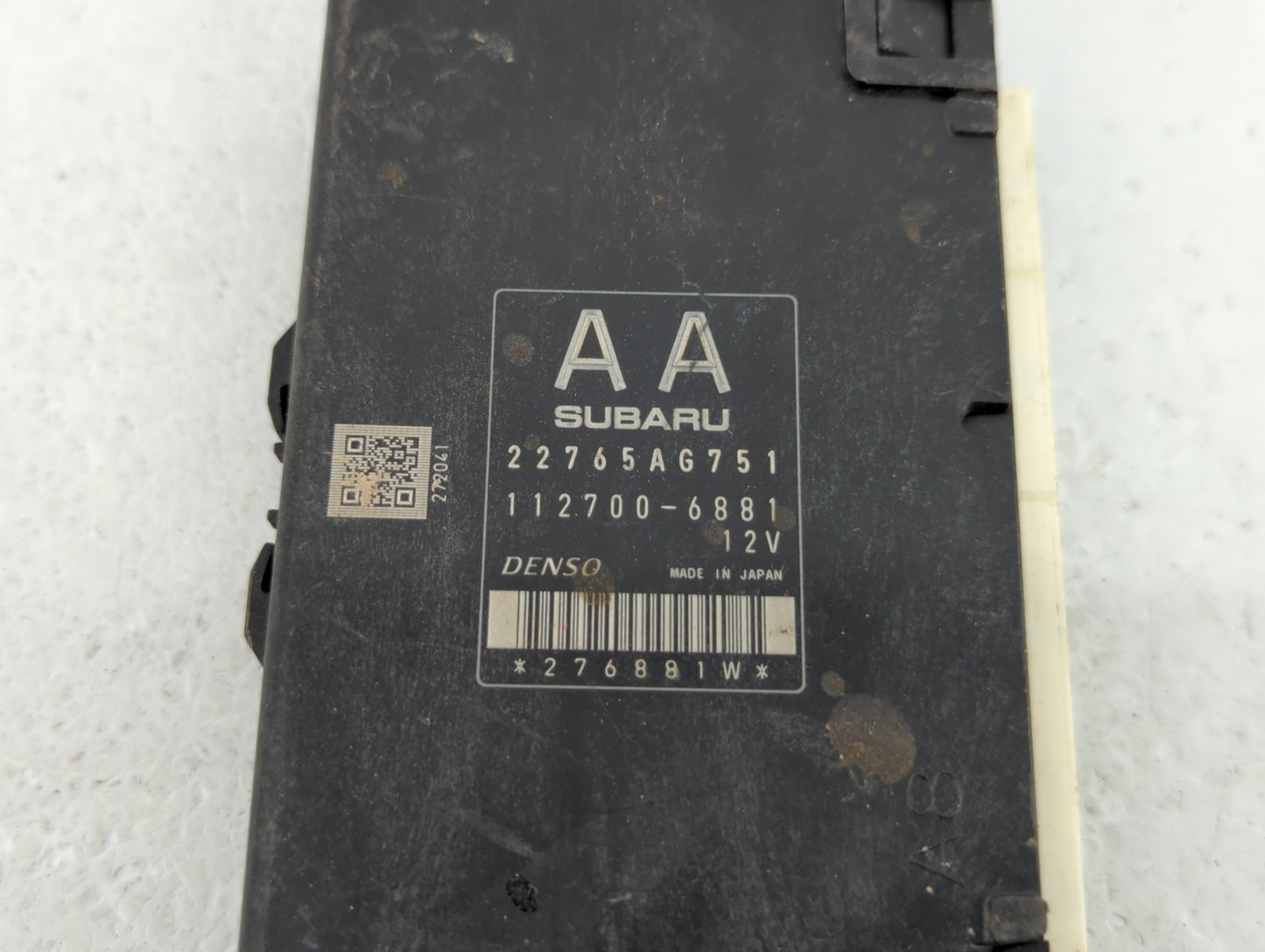 2015-2016 Subaru Forester PCM Engine Control Computer ECU ECM PCU OEM P/N:22765AG753 22765AG750, 22765AG751 Fits Fits 2015 2