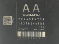 2015-2016 Subaru Forester PCM Engine Control Computer ECU ECM PCU OEM P/N:22765AG751 22765AG752 Fits Fits 2015 2016 OEM Used