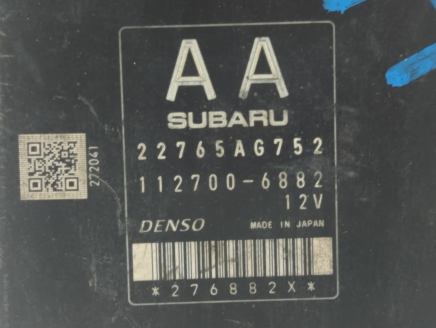 2015-2016 Subaru Forester PCM Engine Control Computer ECU ECM PCU OEM P/N:22765AH292 22765AG752 Fits Fits 2015 2016 OEM Used