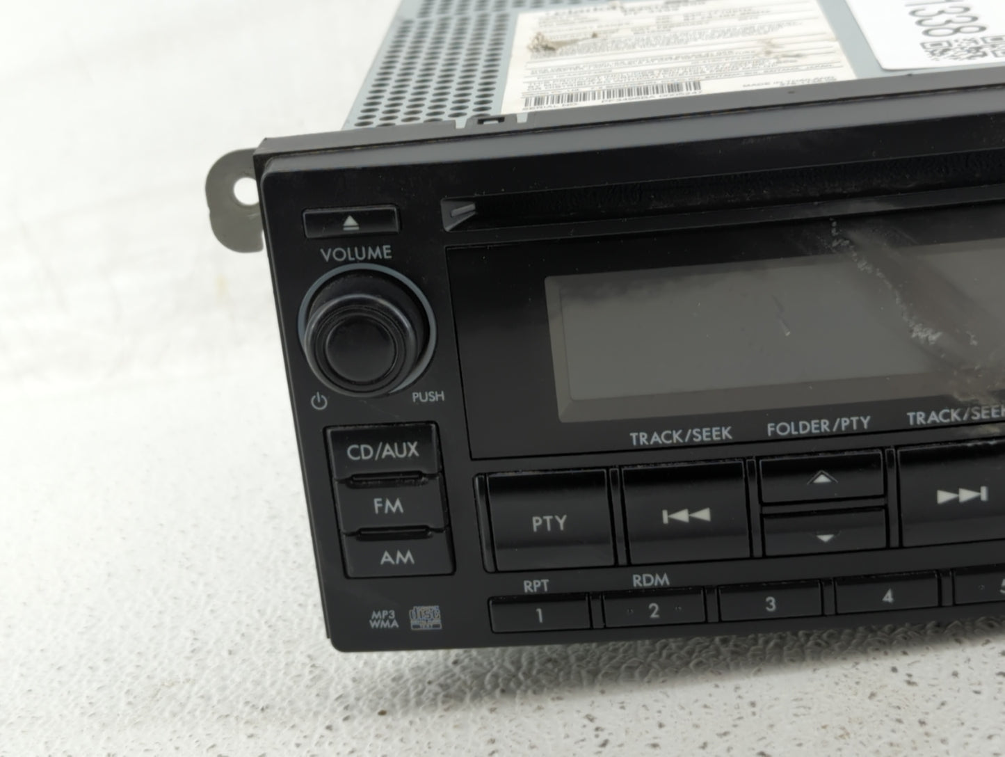 2015 Subaru Forester Am Fm Cd Player Radio Receiver - Oemusedautoparts1.com