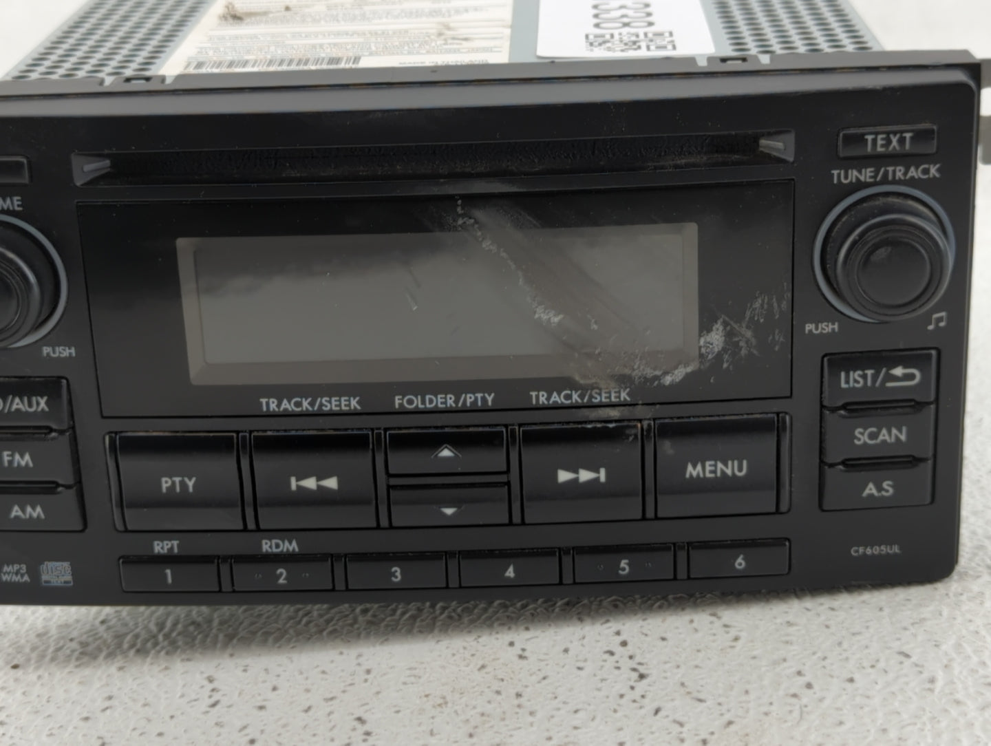 2015 Subaru Forester Am Fm Cd Player Radio Receiver - Oemusedautoparts1.com
