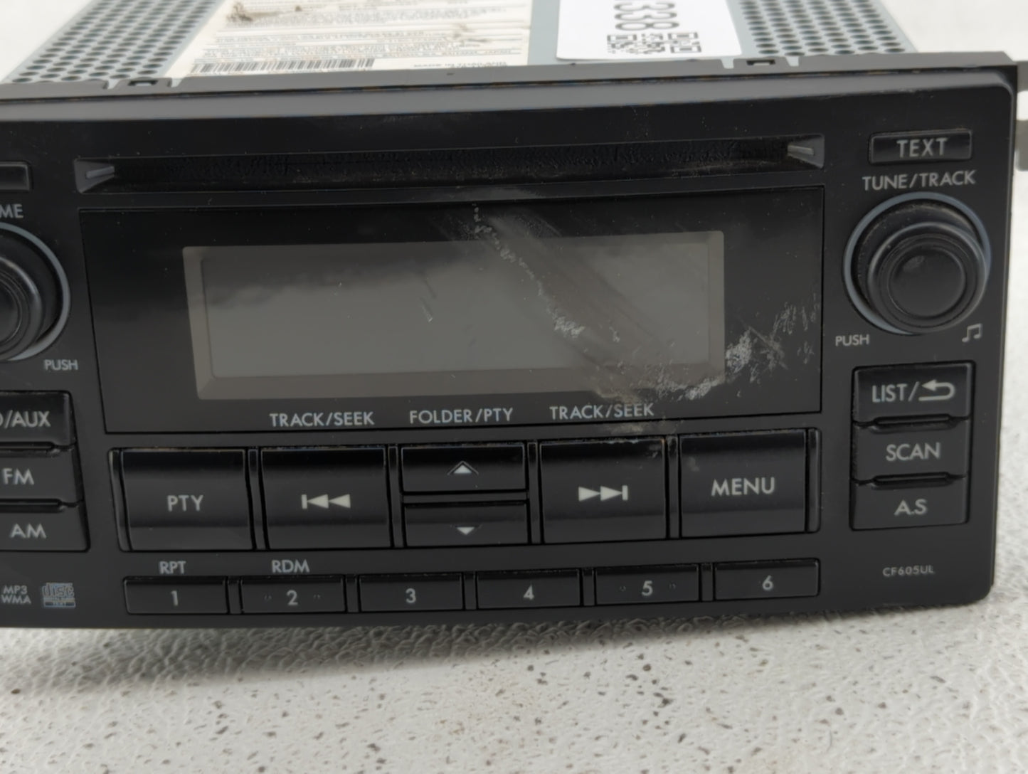 2015 Subaru Forester Am Fm Cd Player Radio Receiver - Oemusedautoparts1.com