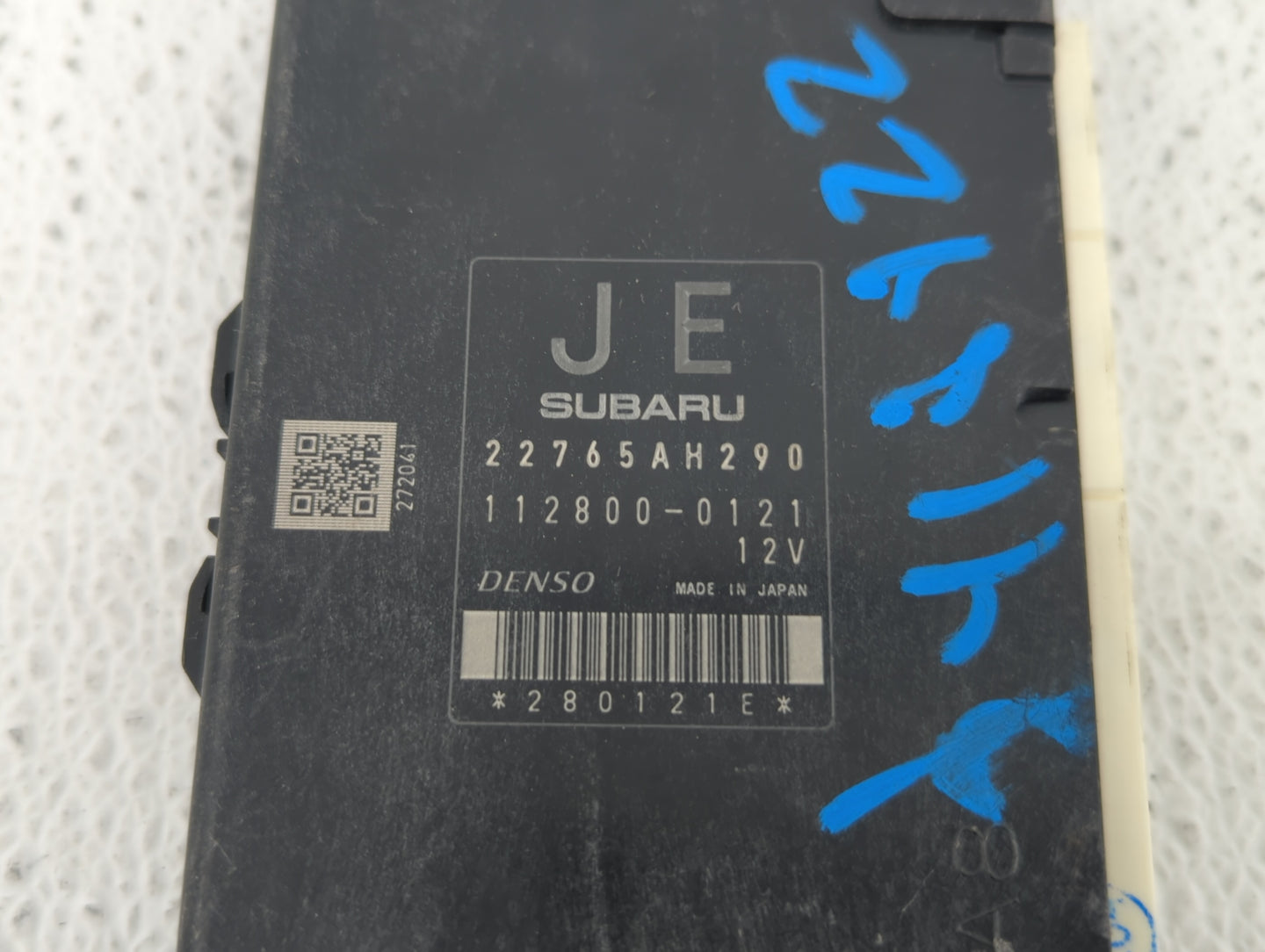 2015-2016 Subaru Forester PCM Engine Control Computer ECU ECM PCU OEM P/N:22765AH290 22765AG751 Fits Fits 2015 2016 OEM Used