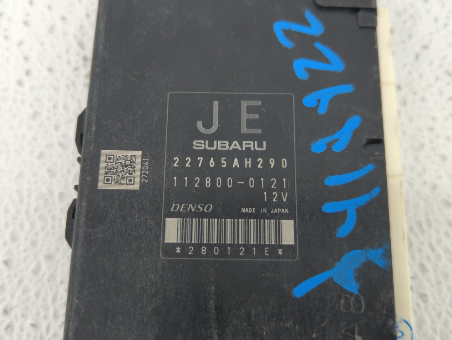 2015-2016 Subaru Forester PCM Engine Control Computer ECU ECM PCU OEM P/N:22765AH290 22765AG751 Fits Fits 2015 2016 OEM Used