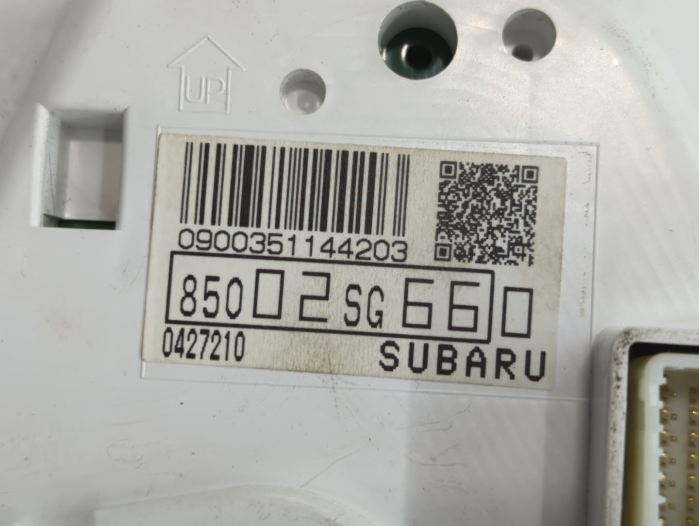 2015 Subaru Forester Instrument Cluster Speedometer Gauges P/N:85002SG660 Miles: Fits OEM Used Auto Parts - Oemusedautoparts