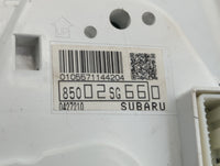 2015 Subaru Forester Instrument Cluster Speedometer Gauges P/N:85002SG660 Fits OEM Used Auto Parts - Oemusedautoparts1.com