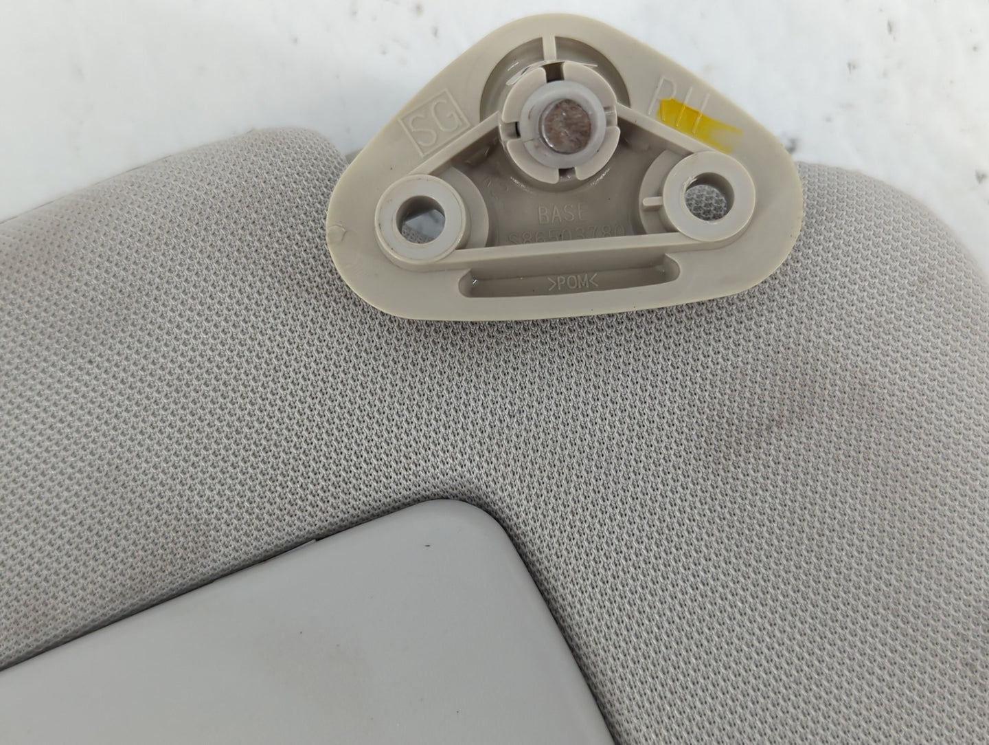 2015 Subaru Forester Sun Visor Shade Replacement Passenger Right Mirror Fits OEM Used Auto Parts - Oemusedautoparts1.com