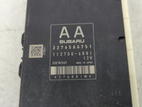 2015-2016 Subaru Forester PCM Engine Control Computer ECU ECM PCU OEM P/N:22765AG751 112700-6881 Fits Fits 2015 2016 OEM Use
