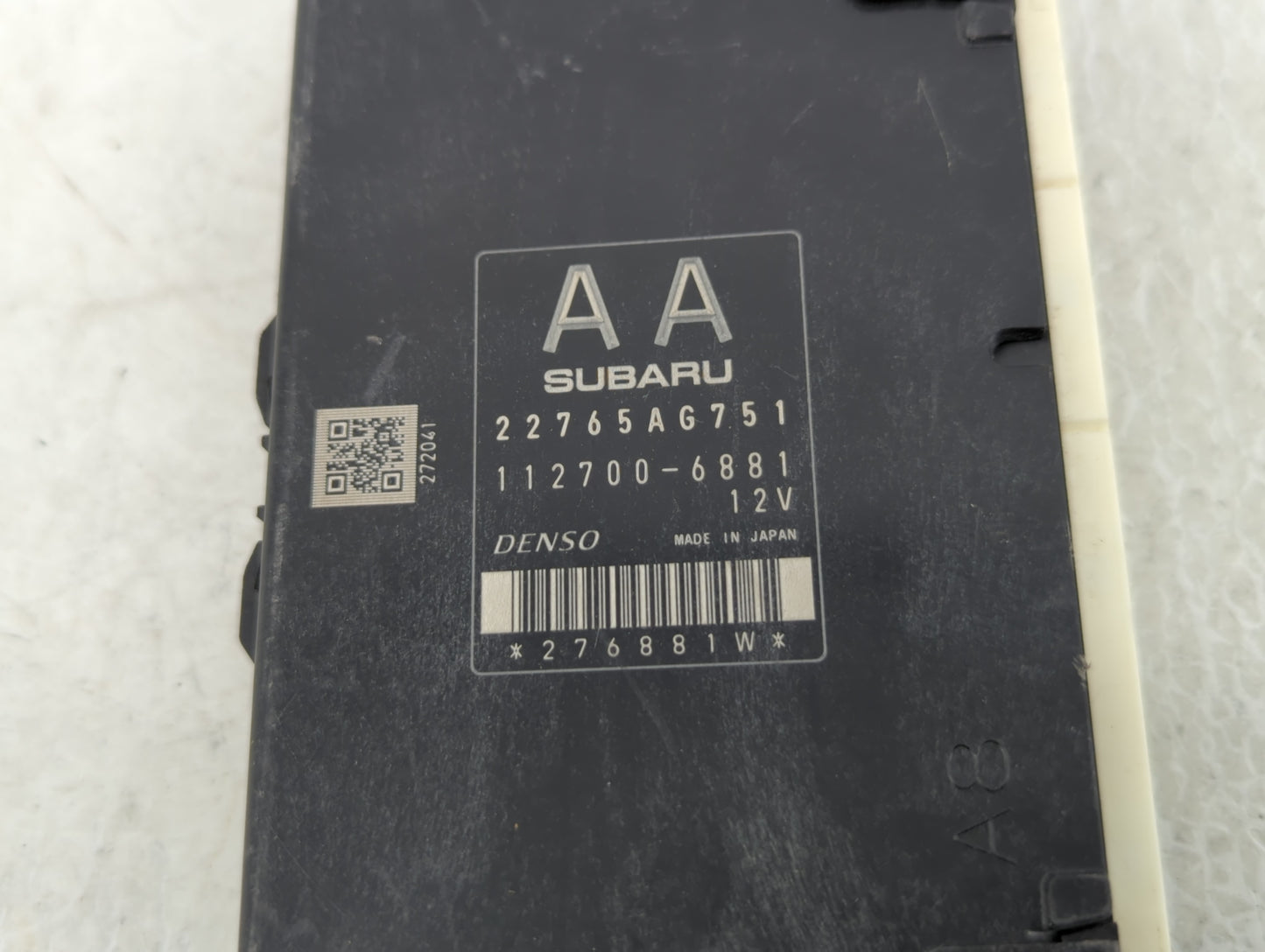 2015-2016 Subaru Forester PCM Engine Control Computer ECU ECM PCU OEM P/N:112700-6881 22765AG751 Fits Fits 2015 2016 OEM Use