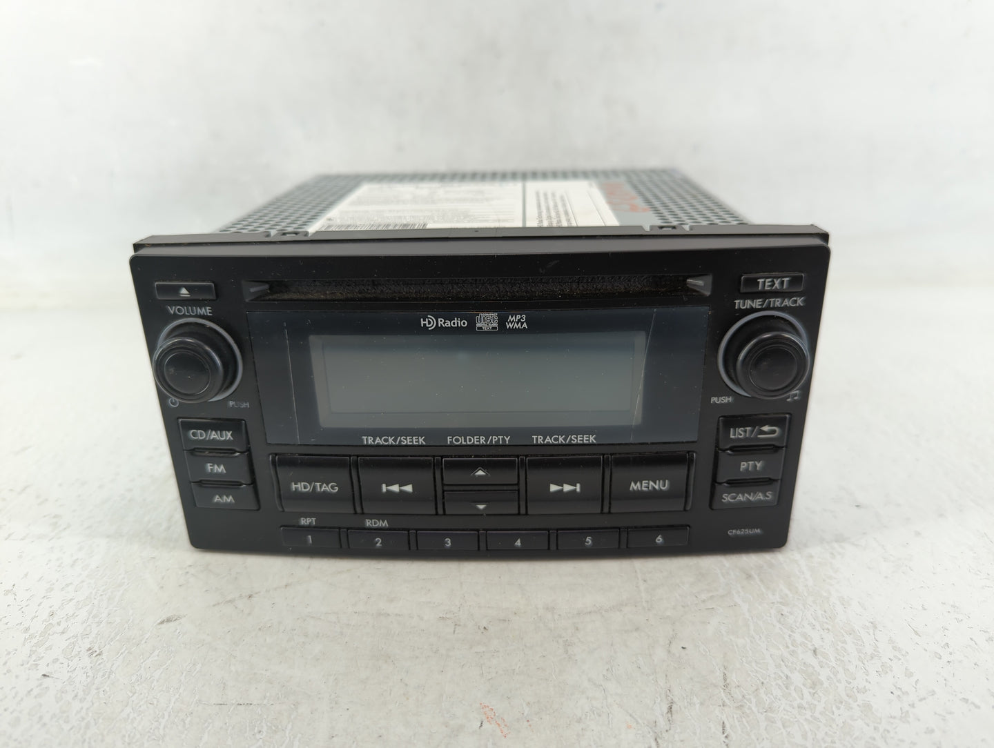 2015 Subaru Forester Radio AM FM Cd Player Receiver Replacement P/N:86201SG600 86201SG620 Fits OEM Used Auto Parts - Oemused