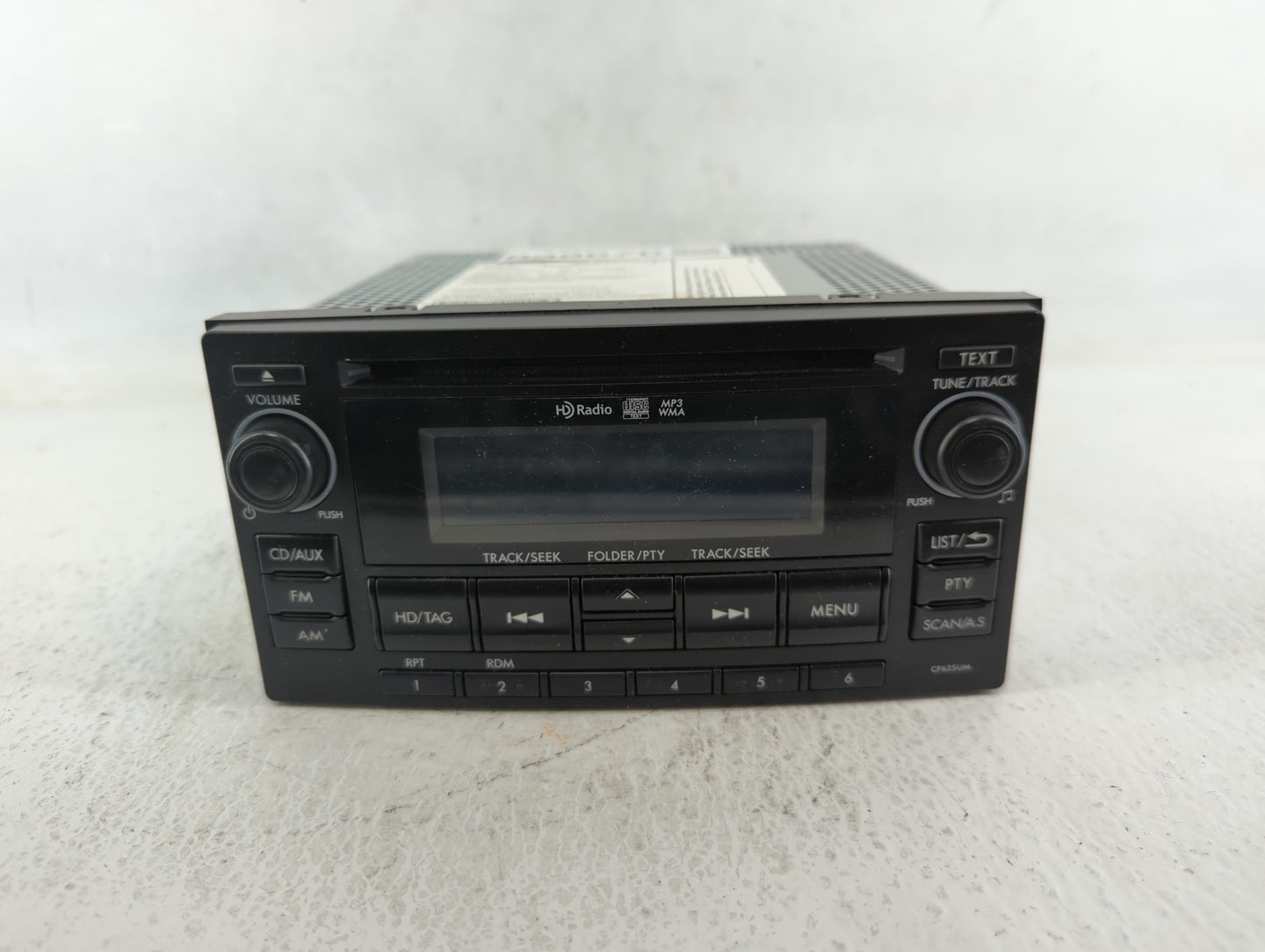 2015 Subaru Forester Radio AM FM Cd Player Receiver Replacement P/N:86201SG600 86201SG620 Fits OEM Used Auto Parts - Oemused