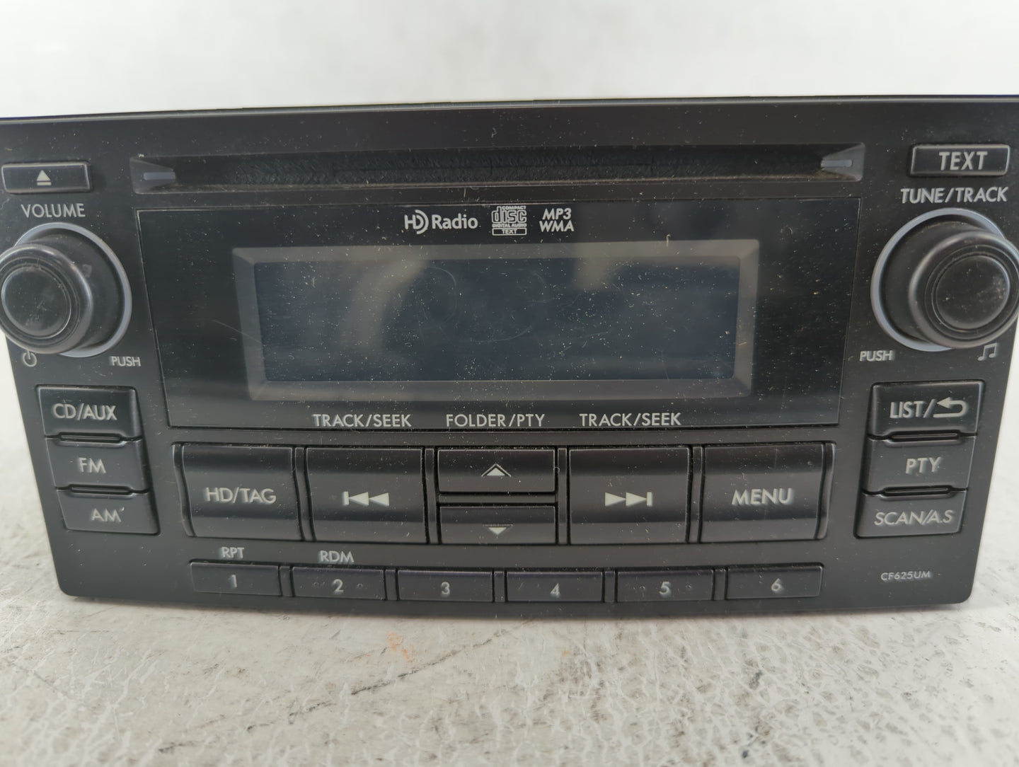 2015 Subaru Forester Radio AM FM Cd Player Receiver Replacement P/N:86201SG600 86201SG620 Fits OEM Used Auto Parts - Oemused