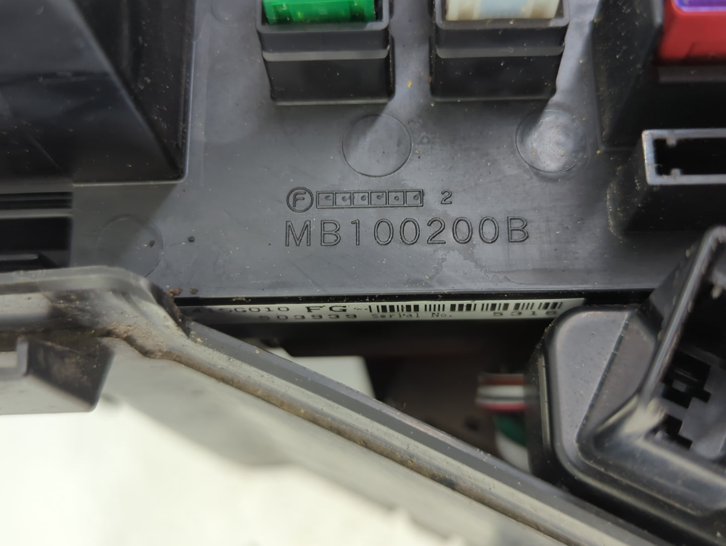 2014-2015 Subaru Forester Fusebox Fuse Box Panel Relay Module P/N:MB100200B Fits Fits 2014 2015 OEM Used Auto Parts - Oemuse