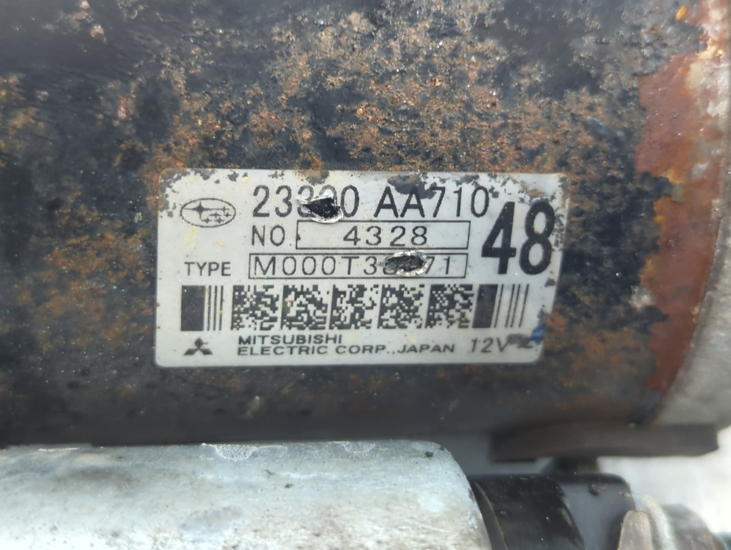 2014-2018 Subaru Forester Car Starter Motor Solenoid OEM P/N:23330 AA710 Fits OEM Used Auto Parts - Oemusedautoparts1.com