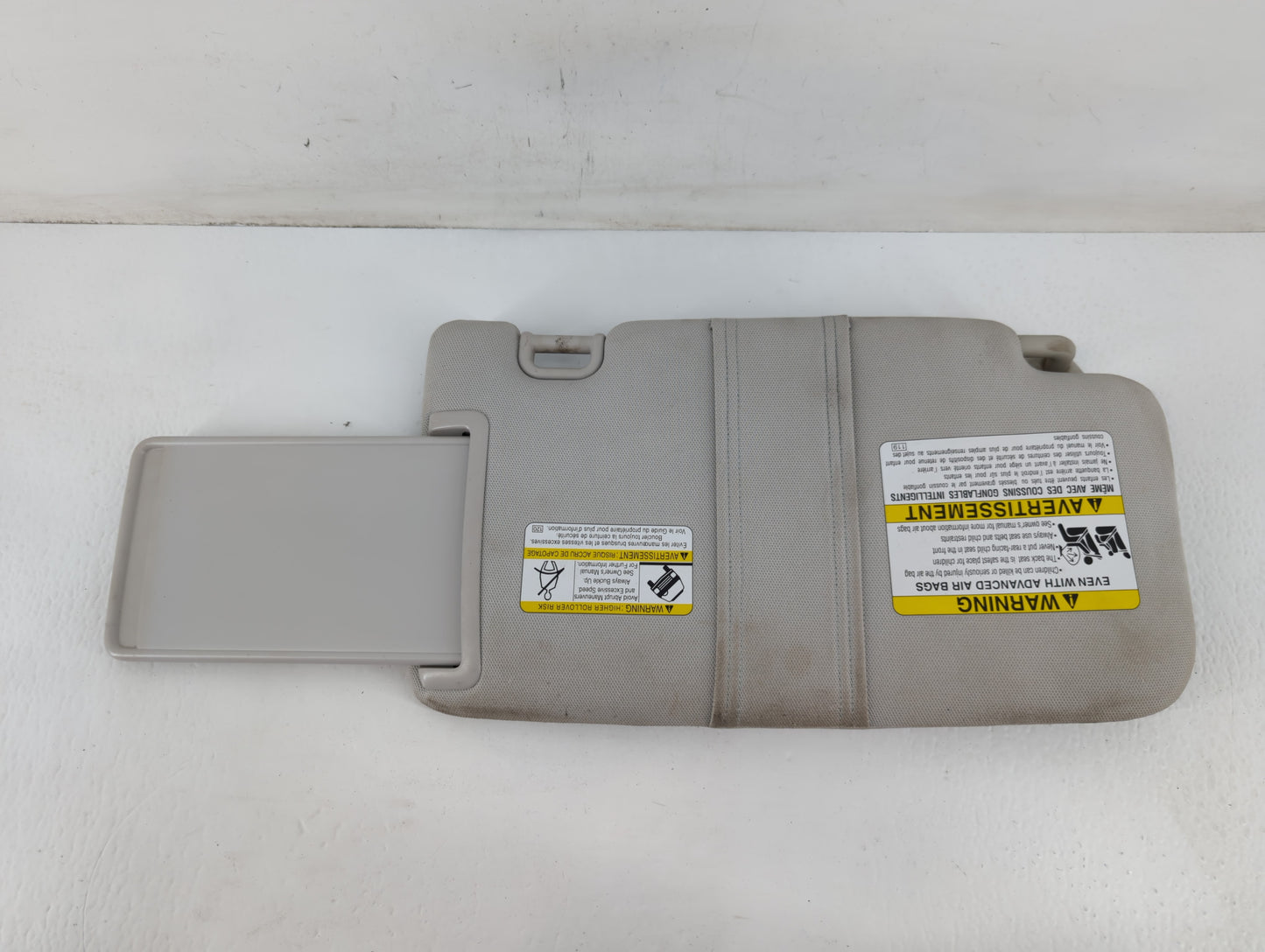 2014-2016 Subaru Forester Sun Visor Shade Replacement Passenger Right Mirror Fits Fits 2014 2015 2016 OEM Used Auto Parts - 