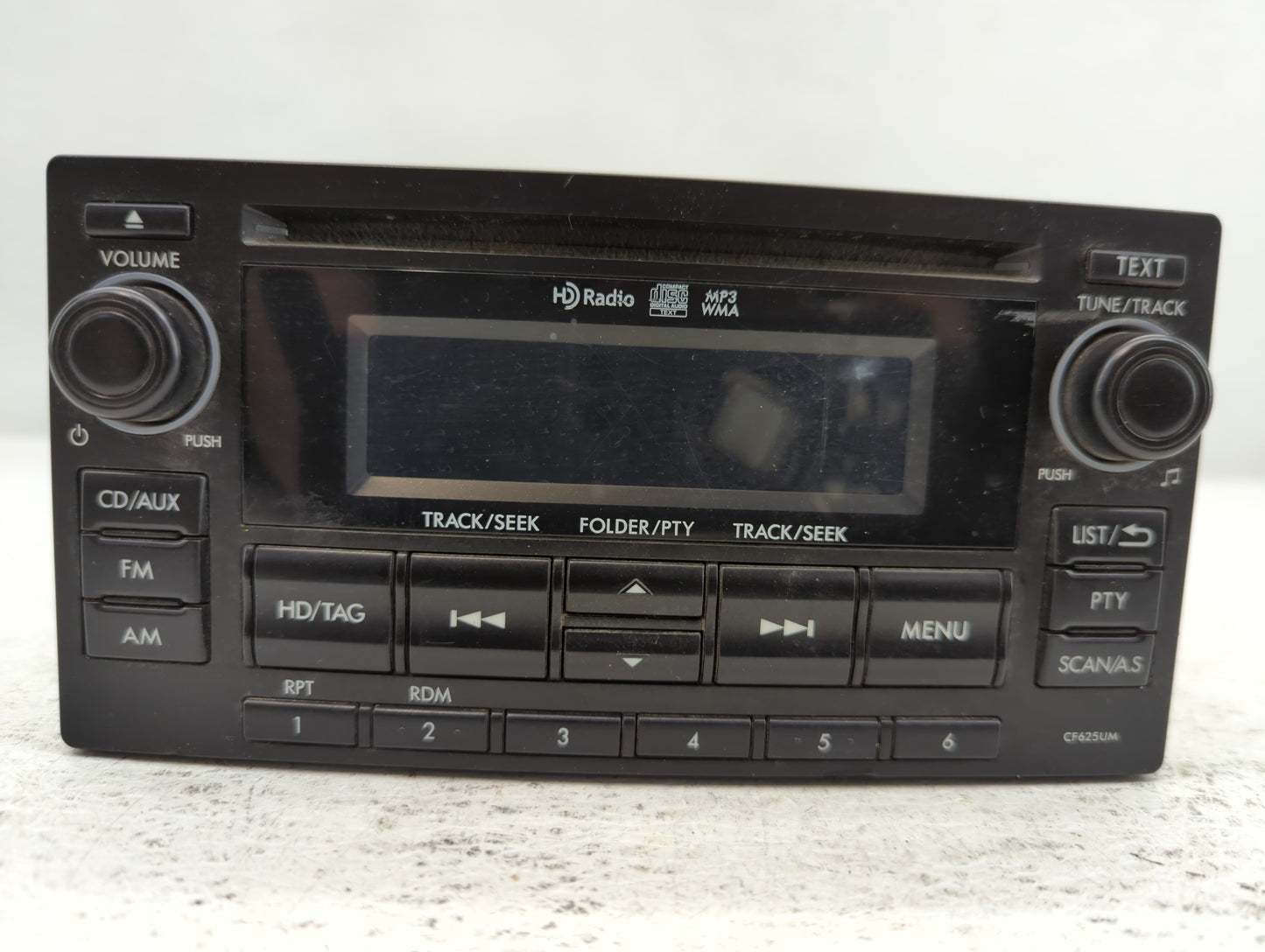 2015 Subaru Forester Radio AM FM Cd Player Receiver Replacement P/N:PF-3491 86201SG620 Fits OEM Used Auto Parts - Oemusedaut