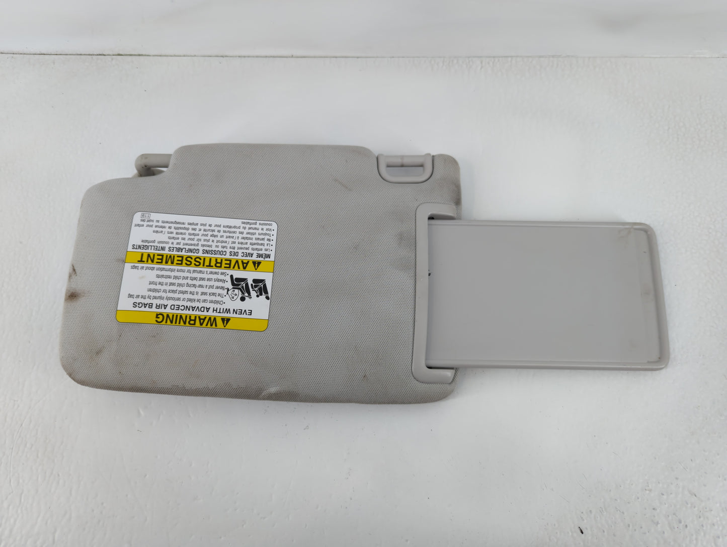 2014-2016 Subaru Forester Sun Visor Shade Replacement Passenger Right Mirror Fits Fits 2014 2015 2016 OEM Used Auto Parts - 