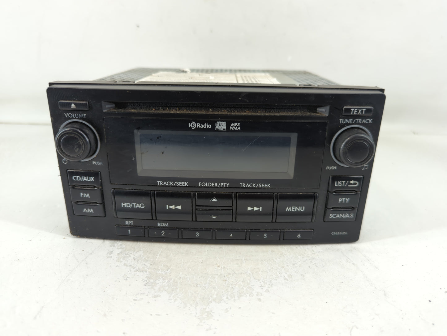 2015 Subaru Forester Radio AM FM Cd Player Receiver Replacement P/N:86201SG600 86201SG620 Fits OEM Used Auto Parts - Oemused
