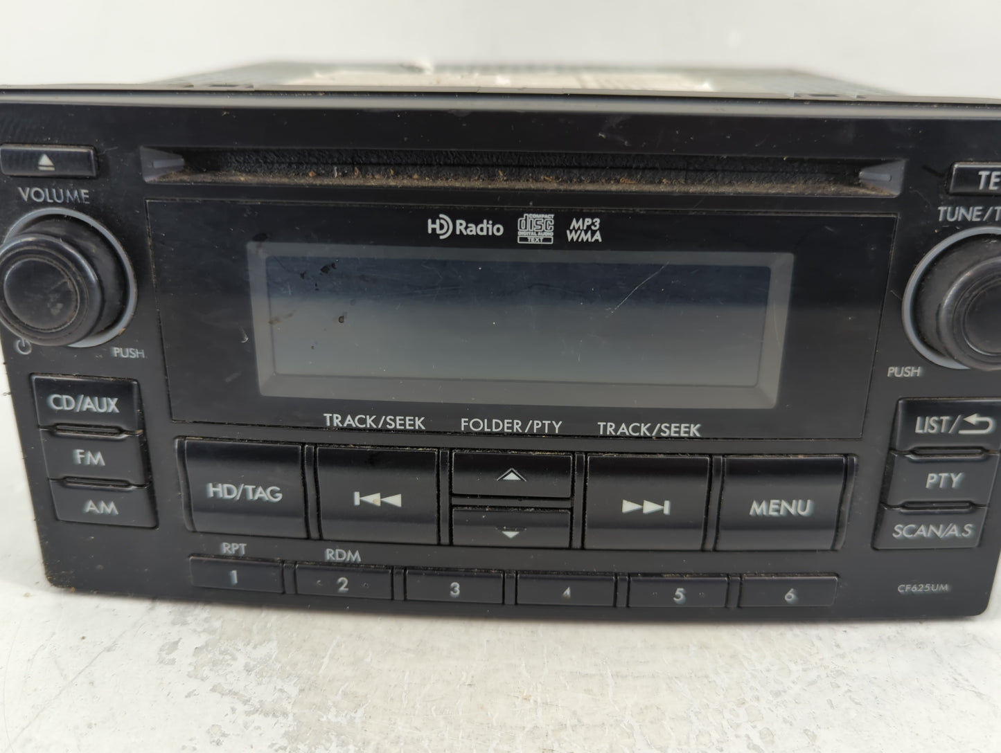 2015 Subaru Forester Radio AM FM Cd Player Receiver Replacement P/N:86201SG600 86201SG620 Fits OEM Used Auto Parts - Oemused