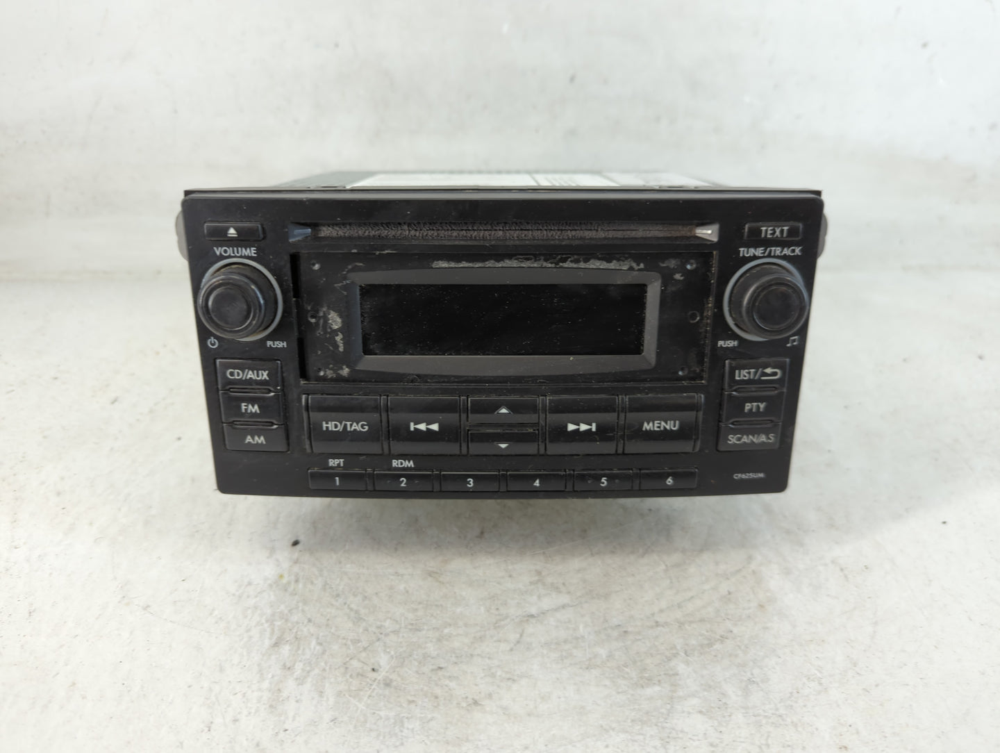 2015 Subaru Forester Radio AM FM Cd Player Receiver Replacement P/N:86201SG620 Fits OEM Used Auto Parts - Oemusedautoparts1.