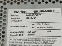 2015 Subaru Forester Radio AM FM Cd Player Receiver Replacement P/N:86201SG620 Fits OEM Used Auto Parts - Oemusedautoparts1.