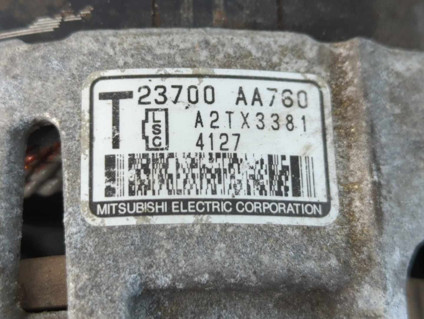 2017-2018 Subaru Forester Alternator Replacement Generator Charging Assembly Engine OEM P/N:A2TX3381 23700 AA760 Fits OEM Us