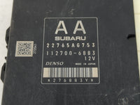 2015-2016 Subaru Forester PCM Engine Control Computer ECU ECM PCU OEM P/N:112700-6883 22765AG753 Fits Fits 2015 2016 OEM Use