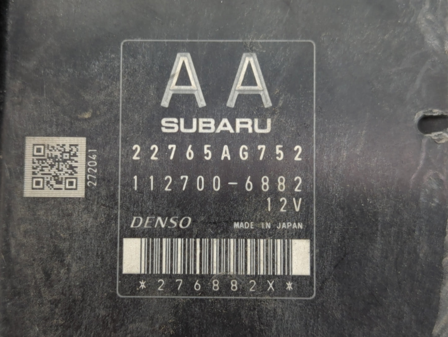 2015-2016 Subaru Forester PCM Engine Control Computer ECU ECM PCU OEM P/N:112700-6882 22765AG752 Fits Fits 2015 2016 OEM Use