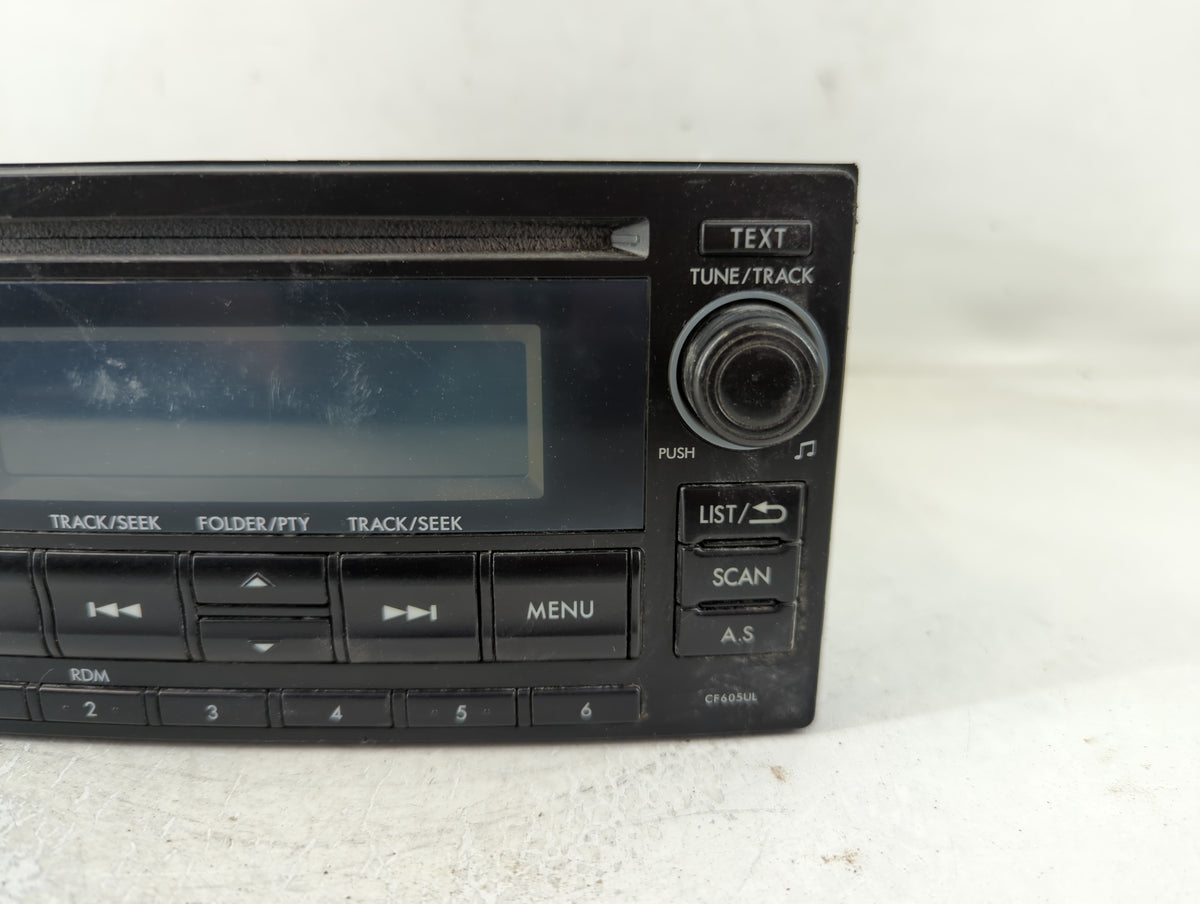 2014-2015 Subaru Forester Radio AM FM Cd Player Receiver Replacement P/N:86201SG600 Fits Fits 2014 2015 OEM Used Auto Parts 