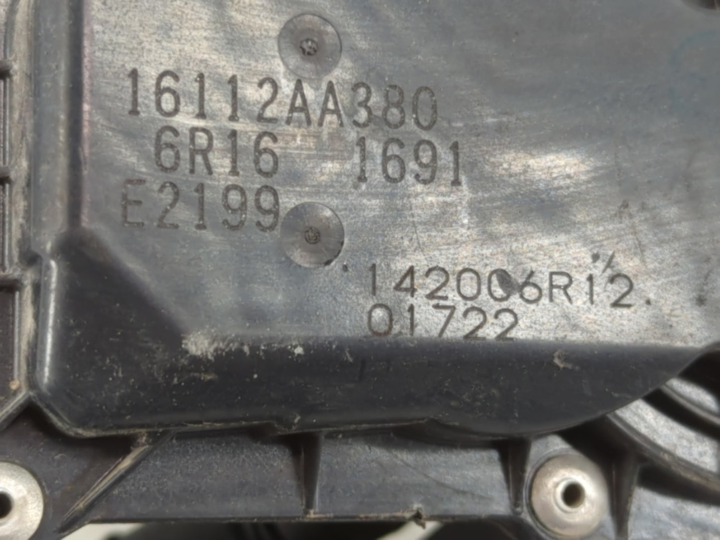 2011-2018 Subaru Forester Throttle Body P/N:16112AA380 Fits Fits 2011 2012 2013 2014 2015 2016 2017 2018 OEM Used Auto Parts