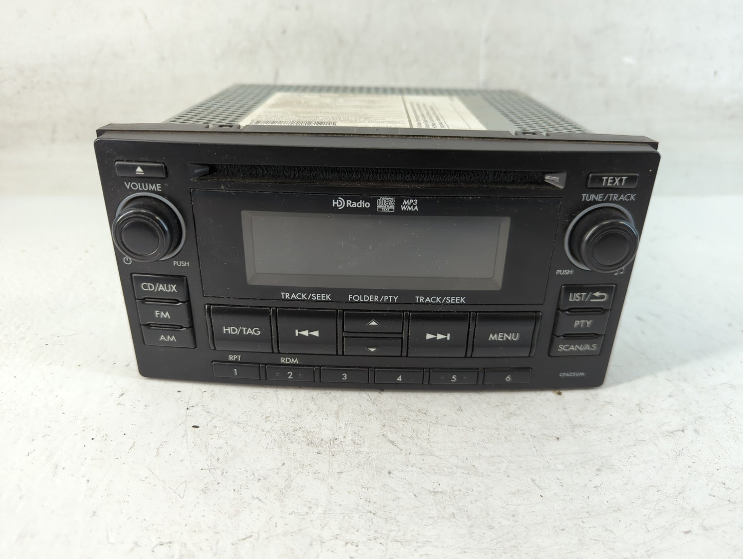 2015 Subaru Forester Radio AM FM Cd Player Receiver Replacement P/N:86201SG620 86201SG600 Fits OEM Used Auto Parts - Oemused