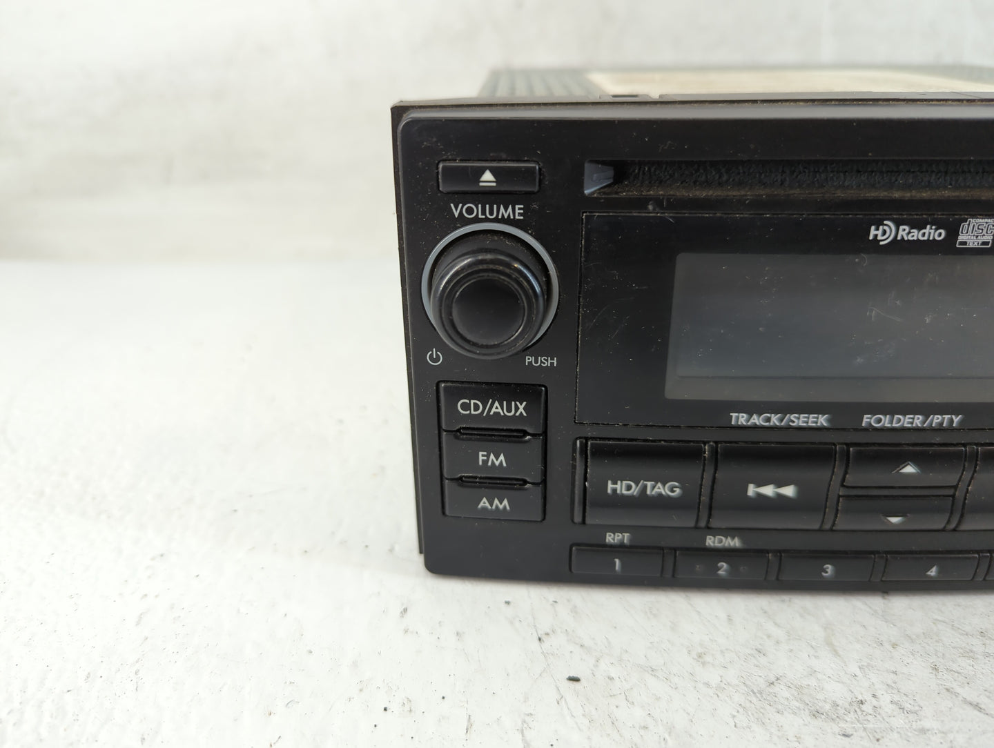 2015 Subaru Forester Radio AM FM Cd Player Receiver Replacement P/N:86201SG620 86201SG600 Fits OEM Used Auto Parts - Oemused