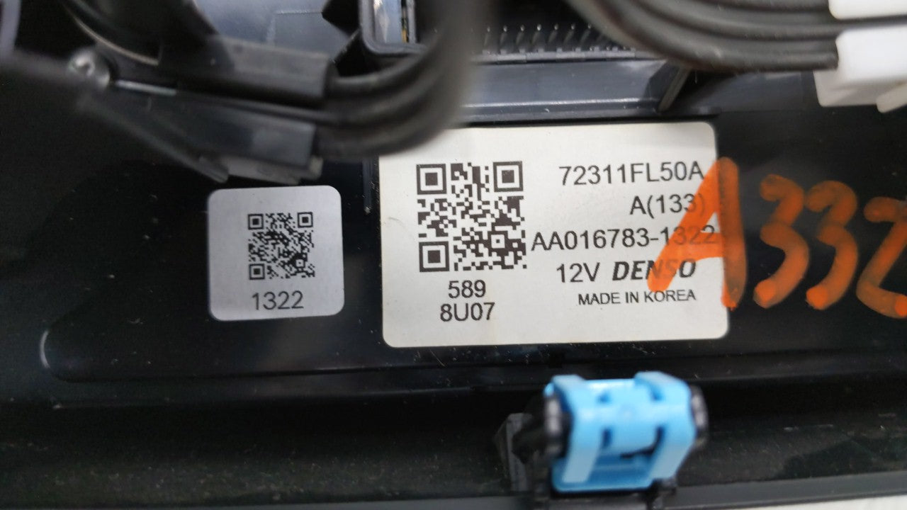 2017-2022 Subaru Impreza Climate Control Module Temperature AC/Heater Replacement P/N:72311FL50A Fits OEM Used Auto Parts - 