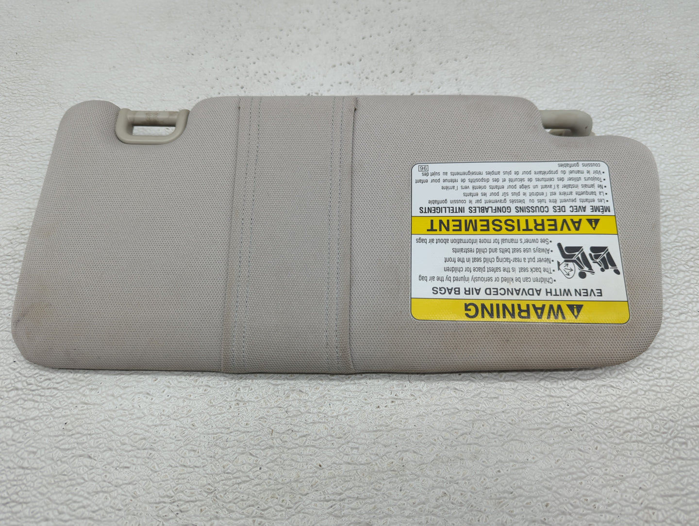 2015-2016 Subaru Impreza Sun Visor Shade Replacement Driver Left Mirror Fits Fits 2015 2016 OEM Used Auto Parts - Oemusedaut