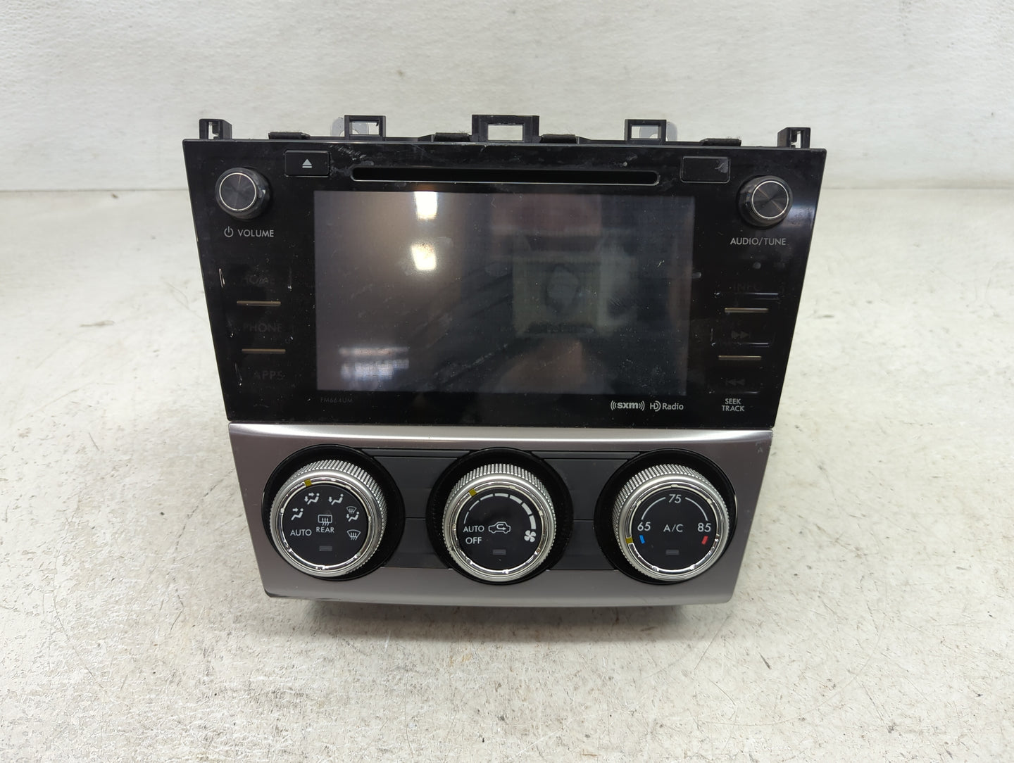 2015 Subaru Impreza Radio AM FM Cd Player Receiver Replacement P/N:86201FJ660 138000-6170E101 Fits OEM Used Auto Parts - Oem