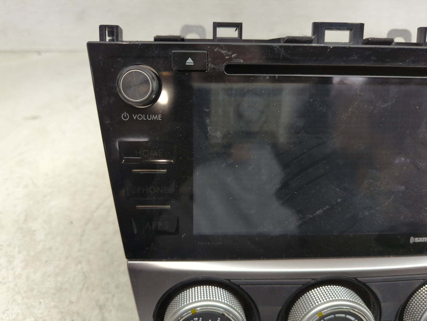 2015 Subaru Impreza Radio AM FM Cd Player Receiver Replacement P/N:86201FJ660 138000-6170E101 Fits OEM Used Auto Parts - Oem
