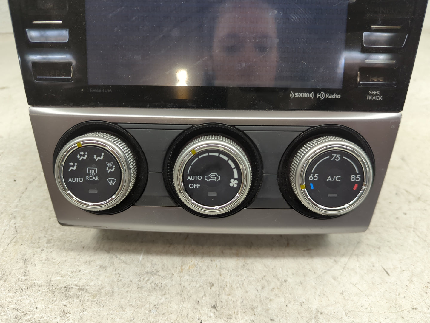 2015 Subaru Impreza Radio AM FM Cd Player Receiver Replacement P/N:86201FJ660 138000-6170E101 Fits OEM Used Auto Parts - Oem