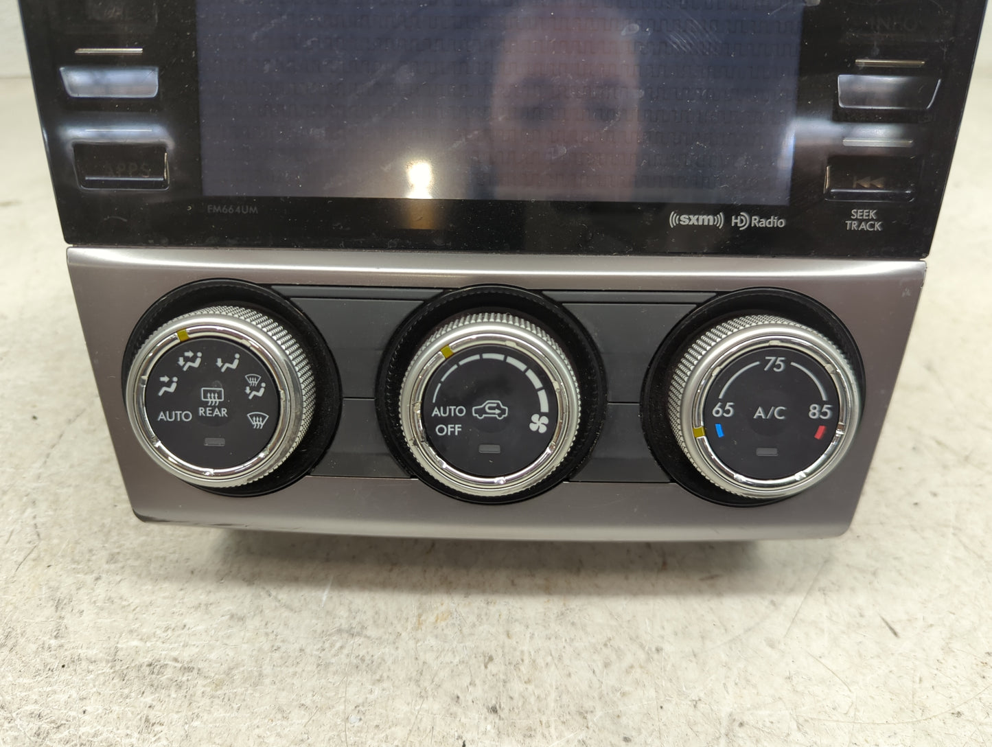 2015 Subaru Impreza Radio AM FM Cd Player Receiver Replacement P/N:86201FJ660 138000-6170E101 Fits OEM Used Auto Parts - Oem