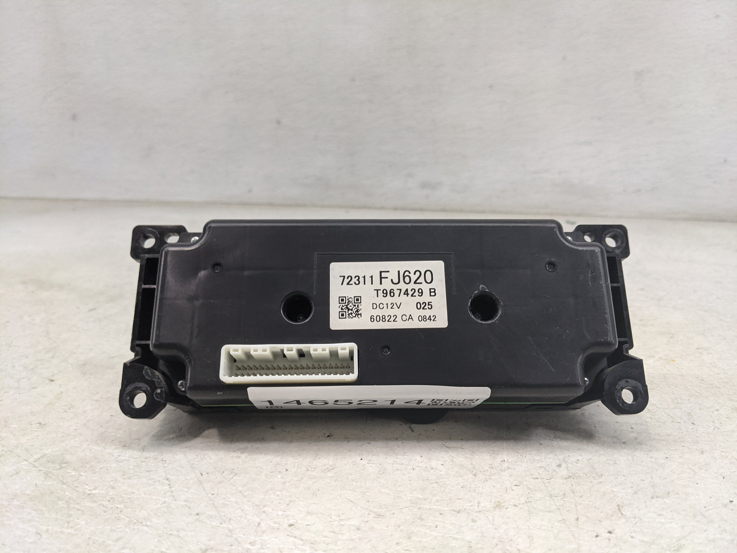 2015-2016 Subaru Impreza Climate Control Module Temperature AC/Heater Replacement P/N:72311FJ620 T967429B Fits Fits 2015 201