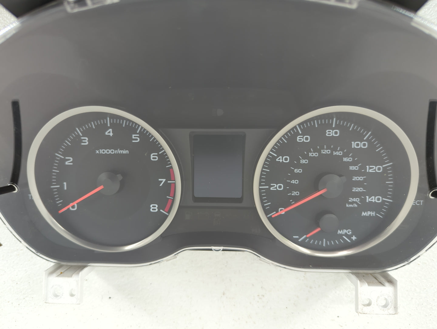 2015 Subaru Impreza Instrument Cluster Speedometer Gauges P/N:85013FJ620 85004FJ160 Fits OEM Used Auto Parts - Oemusedautopa