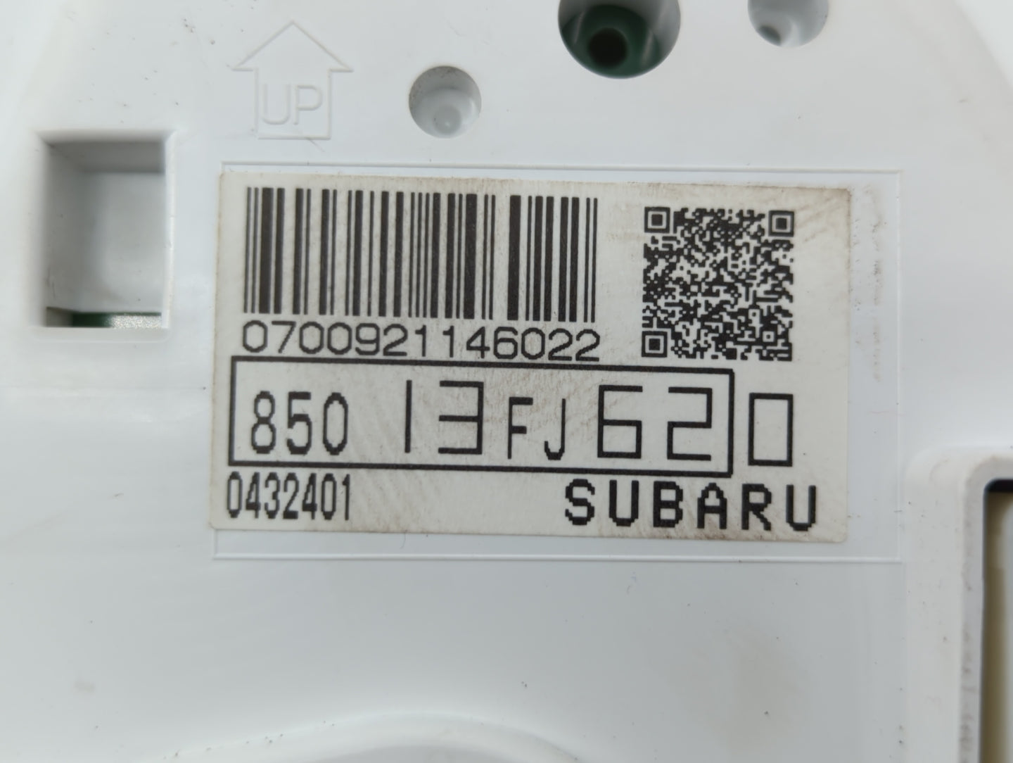 2015 Subaru Impreza Instrument Cluster Speedometer Gauges P/N:85013FJ620 85004FJ160 Fits OEM Used Auto Parts - Oemusedautopa