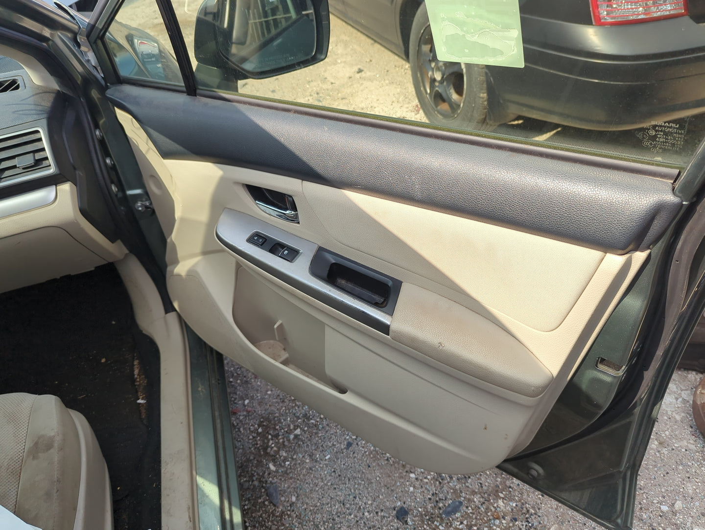2015 Subaru Impreza Front Right Passenger Interior Door Panel Trim - Oemusedautoparts1.com