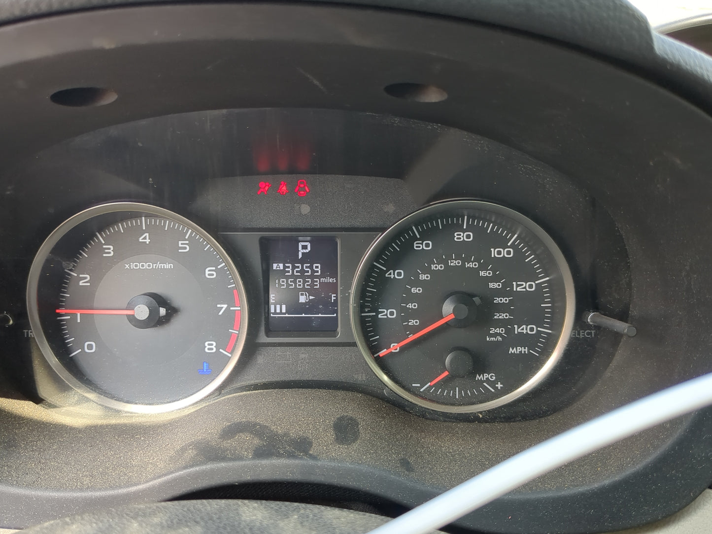 2015 Subaru Impreza Instrument Cluster Speedometer Gauges Fits OEM Used Auto Parts - Oemusedautoparts1.com