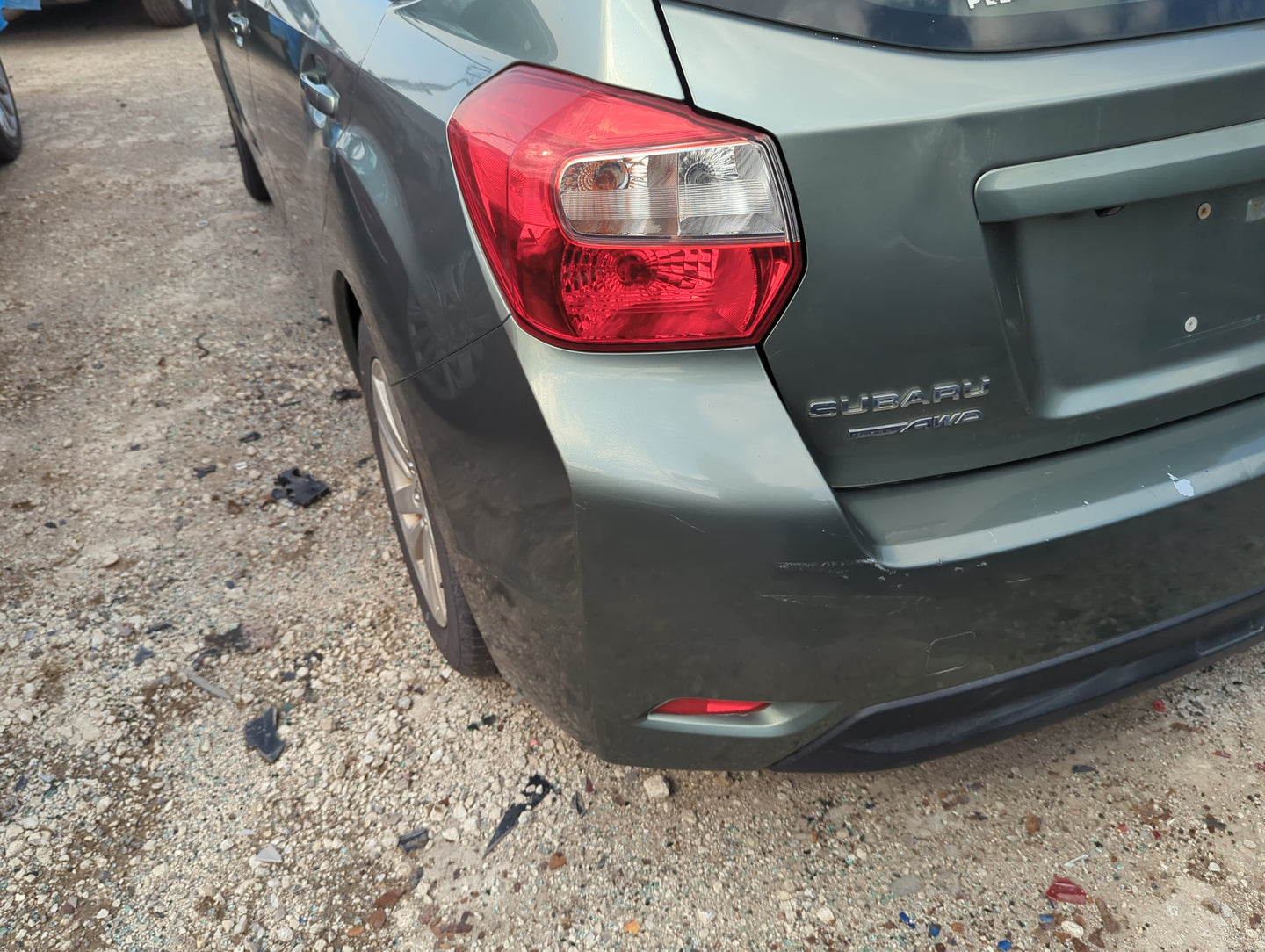 2012-2016 Subaru Impreza Rear Bumper Assembly Oem - Oemusedautoparts1.com